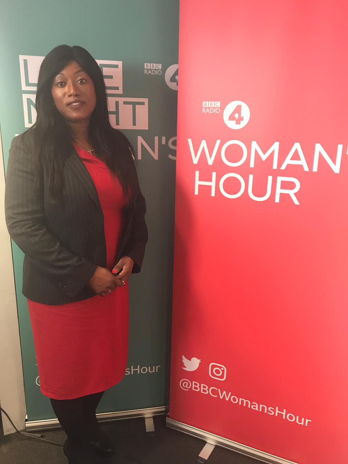 Yvonne appears on Woman’s Hour