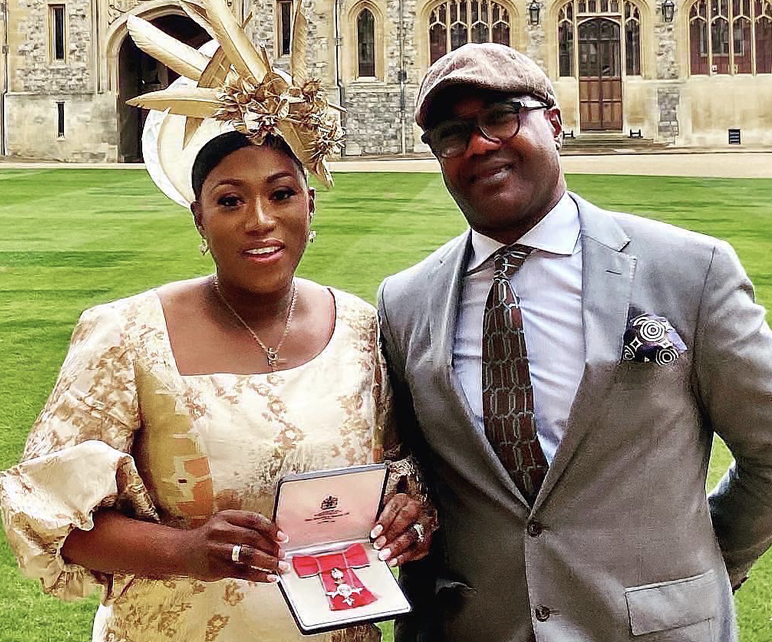 A mother who lost her son to knife crime visits Windsor Castle to be honoured